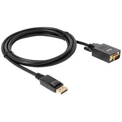 club3D DisplayPort / VGA kabel Konektor DisplayPort, VGA pólové Zástrčka 2.00 m černá CAC-1012 Kabel DisplayPort