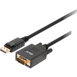 club3D DisplayPort / VGA kabel Konektor DisplayPort, VGA pólové Zástrčka 2.00 m černá CAC-1012 Kabel DisplayPort