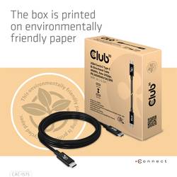 club3D Kabel USB-C USB 4.0 USB-C ® zástrčka 2.00 m černá CAC-1575