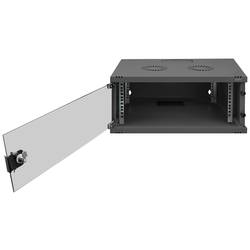 Digitus DN-38011 19 nástěnná rozváděcí skříň (š x v x h) 540 x 241 x 400 mm 4 U černá (RAL 9005), černá