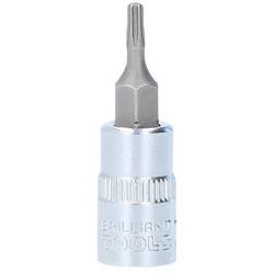 Brilliant Tools BT020980 BT020980 Šroubovací bit pro Torx šrouby Nástrčný klíč s čepem TB 9 1/4 (6,3 mm)