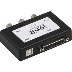 Joy-it JT-ScopeMega50 USB osciloskop 15 MHz, 2kanálový, 16kanálový, 8 Bit, s pamětí (DSO), mixovaný signál (MSO), logický analyzátor, generátor funkcí, 1 ks,