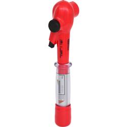 Momentový klíč 3/8 s ochrannou izolací a přepínací ráčnou, 5-25Nm KSTOOLS® 1173805