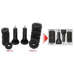 KS Tools 100.4080 Sada pro brusky na náboj kola, Ø 40 / 50 mm, 14 ks