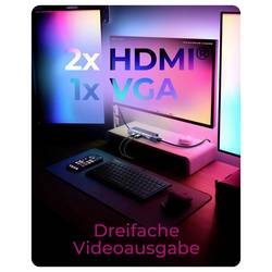ICY BOX USB-C® dokovací stanice IB-DK4062-CPD napájení USB-C®