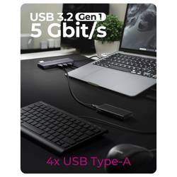 ICY BOX USB-C® dokovací stanice IB-DK4062-CPD napájení USB-C®