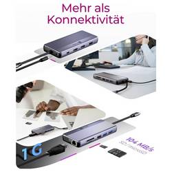 ICY BOX USB-C® dokovací stanice IB-DK4062-CPD napájení USB-C®
