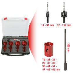 KS Tools 129.5580 sada děrovacích pil 1 ks