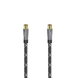 Hama antény kabel 5 m 120 dB Odolný vůči teplu černá, šedá