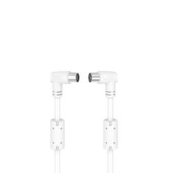Hama antény kabel 5 m 90 dB Zahnutý kabelový vývod bílá