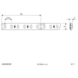 EVN SB5424602840 SB5424602840 LED pásek Energetická třída (EEK2021): F (A - G) volný konec 24 V 5 m neutrální bílá 1 ks