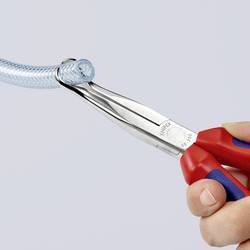 Knipex 38 95 200 pro elektroniku a jemnou mechaniku ploché jehlové kleště 45° zahnuté vanadová elektrikářská ocel 200 mm
