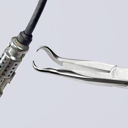 Knipex 38 95 200 pro elektroniku a jemnou mechaniku ploché jehlové kleště 45° zahnuté vanadová elektrikářská ocel 200 mm