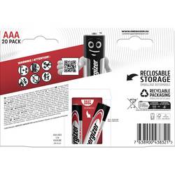 Energizer Max mikrotužková baterie AAA alkalicko-manganová 1.5 V 20 ks