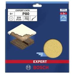 Bosch Accessories 2608901672 Brusný papír pro brusku na suché stavby na suchý zip Zrnitost 80 (Ø) 225 mm 5 ks