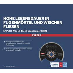 Bosch Accessories 2608900034 EXPERT Grout Segment Blade ACZ 85 RD4 diamant segmentový pilový list 1 ks 2 mm 1 ks