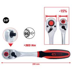 KS Tools 935.3890 935.3890 ráčna 3/8 198 mm