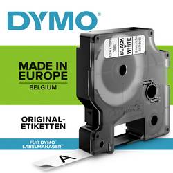 etikety DYMO D1 S0718040 polyamid Barva pásky: bílá Barva písma:černá 12 mm 3.5 m