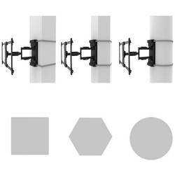 Neomounts WL40S-910BL16 Držák nosného sloupku televizoru 101,6 cm (40) - 177,8 cm (70) odnímatelný, naklápěcí, nakláněcí, otočný