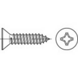 TOOLCRAFT 145245 zápustné šrouby se zápustnou hlavou 4.8 mm 13 mm křížová drážka Philips DIN 7982 ocel galvanizováno zinkem 100 ks