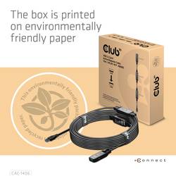 club3D USB kabel USB 3.2 Gen1 USB-C ® zástrčka 15.00 m černá CAC-1406