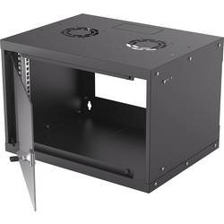 Intellinet Basic Line 6HE 19 nástěnná rozváděcí skříň (š x v x h) 540 x 353 x 400 mm 6 U černá (RAL 9005)