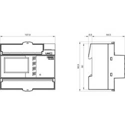 Siemens 7KM2200-2EA30-1JA1 digitální měřič na DIN lištu