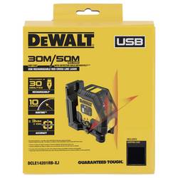 DEWALT DCLE14201RB-XJ křížová laserová vodováha dosah (max.): 30 m