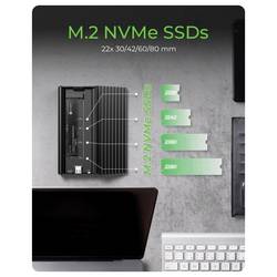 ICY BOX IB-1917M-C32a Pouzdro pro SSD M.2 USB-C® USB 3.2 (Gen 2x2) 20 GBit/s M.2 PCIe NVMe 2230, 2242, 2260, 2280 61163
