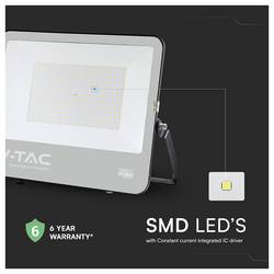 V-TAC V-TAC Faro LED Slim SMD Chip CREE 200W 135LM/W Cavo 1m Nero 6500K IP65 232216 venkovní LED reflektor Energetická třída (EEK2021): D (A - G) 200 W Barvy
