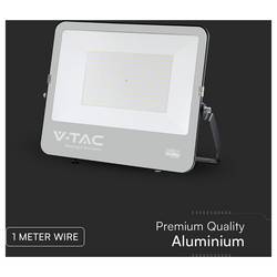 V-TAC V-TAC Faro LED Slim SMD Chip CREE 200W 135LM/W Cavo 1m Nero 6500K IP65 232216 venkovní LED reflektor Energetická třída (EEK2021): D (A - G) 200 W Barvy