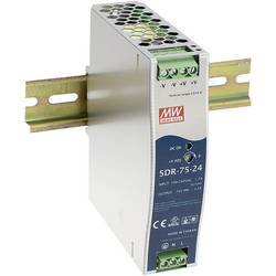 MEAN WELL SDR-75-48 síťový zdroj na DIN lištu 48 V/DC 1.6 A 76 W Počet výstupů:1 x Obsah 1 ks