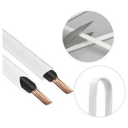 TRU COMPONENTS SRG150WT izolace bílá 15 mm silikon Množství: metrové zboží
