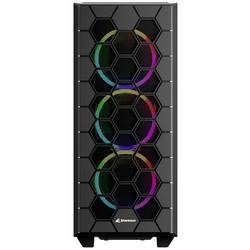 Sharkoon Sharkoon RGB Hex - Mid tower - ATX - Seitenteil mit Fenster (gehärtetes Glas) desktop PC skříň černá