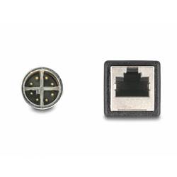 Delock 60071 RJ45 / M 12 Síťový adaptér Kabel S/FTP 0.50 m tyrkysová stíněný 1 ks
