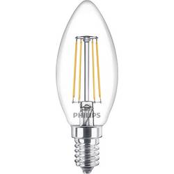 Philips LED 77761600 LED Energetická třída (EEK2021) F (A - G) E14 4.3 W = 40 W teplá bílá (Ø x v) 3.5 cm x 9.7 cm vlákno 2 ks
