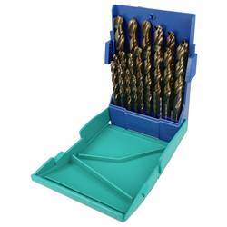 Heller 28707 4 HSS sada spirálových vrtáku do kovu 25dílná 1 mm, 2 mm, 3 mm, 4 mm, 5 mm, 6 mm, 7 mm, 8 mm, 9 mm, 10 mm, 11 mm, 12 mm, 13 mm broušený válcová
