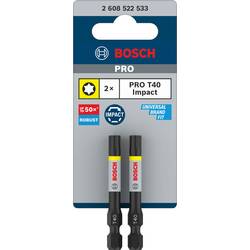 Bosch Accessories 2608522533 2608522533 Bit TX Pohon (šroubovák): 1/4 (6,3 mm) Typ zakončení: profil T TX 40