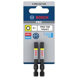 Bosch Accessories 2608522533 2608522533 Bit TX Pohon (šroubovák): 1/4 (6,3 mm) Typ zakončení: profil T TX 40