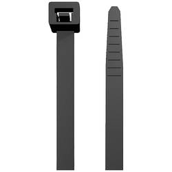 Weidmüller 2659310000, CB-UVR 98/2.5 BK, stahovací pásky, 2.5 mm, 98 mm, černá, odolná vůči UV záření, 100 ks