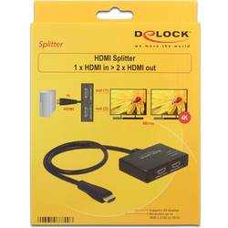 Delock 87700 HDMI rozbočovač černá