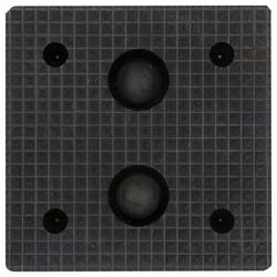 KS Tools 160.0514 Gumové podložky (d x š x v) 150 x 150 x 50 mm
