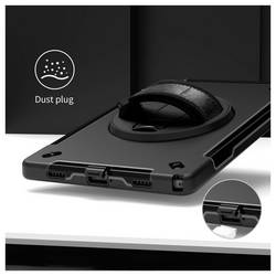 JT Berlin Rugged Kickstand & Handstrap obal na tablet Samsung Galaxy Tab A11+ (2025) Backcover černá