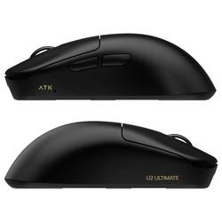 ATK Blazing Sky U2 V2 optická herní myš, přenos bezdrátový, USB, 5 tlačítko, 42000 dpi, černá