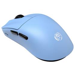 ATK x LEV F1 Extreme 2.0 optická herní myš, přenos bezdrátový, USB, 5 tlačítko, 42000 dpi, modrá