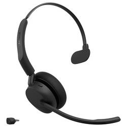 Jabra Evolve3 45 Mono, LINK 390c, UC, La Headset otevřená (On Ear) Bez kabelu, Bluetooth® černá