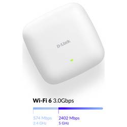 D-Link DAP-X3060 D-Link DAP-X3060 AX3000 Access Point WiF Wi-Fi přístupový bod