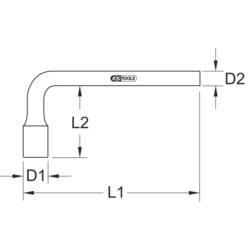 KS Tools 9638381 9638381 šestiúhelník nástrčný klíč (ořech) 56 mm