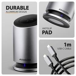 AXAGON USB-C® dokovací stanice vč. funkce nabíjení, napájení USB-C®