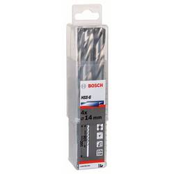 Bosch Accessories 2608585593 2608585593 HSS kovový spirálový vrták 14 mm Celková délka 160 mm broušený DIN 338 válcová stopka 4 ks